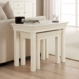 The Furniture Market Wilmslow White Painted Nest Of 2 Tables - thumbnail 5