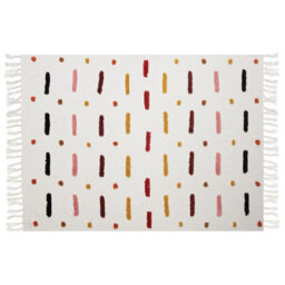 Beliani Blanket Alappuzha Cotton 130 X 180 Cm White - thumbnail 4