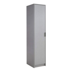 Home Source Phoenix 1 Door Wardrobe Storage Grey Bedroom Furniture - thumbnail 8