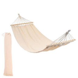 Harbour Housewares Garden Hammock With Spreader Bars - Natural