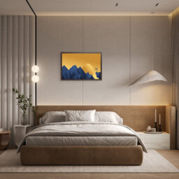 "AK Frames Sleek 24X16"" Walnut Thin Modern Picture Frame - Slim And Design For Posters, Prints And Photos - Elegant Wall Frame Decor" - thumbnail 5