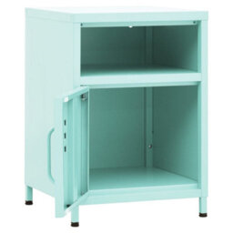 Berkfield Nightstands 2 Pcs Mint 35X35X51 Cm Steel - thumbnail 6