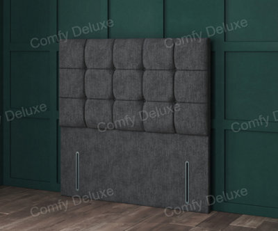 Comfy Deluxe 4Ft6 Double Mink Chenille Delta 54Inch Floorstanding Headboard - image 1