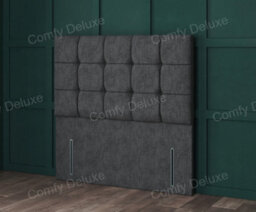 Comfy Deluxe 4Ft6 Double Mink Chenille Delta 54Inch Floorstanding Headboard - thumbnail 1