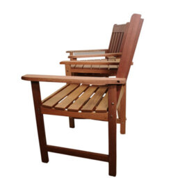 Samuel Alexander Rydal 2 Seater Wooden Garden Patio Love Seat And Table Set - thumbnail 9