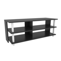 Decorotika Pueblo Tv Stand Tv Unit For Tv's Up To 55 Inches White And Anthracite - thumbnail 5