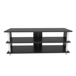Decorotika Pueblo Tv Stand Tv Unit For Tv's Up To 55 Inches White And Anthracite - thumbnail 4