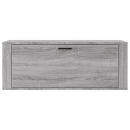 Berkfield Wall Shoe Cabinet Grey Sonoma 100X35X38 Cm Engineered Wood - thumbnail 5