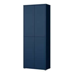 Furniture To Go Alice Springs Tall Shoe Cabinet With 4 Doors Push-To-Open In Night Blue - thumbnail 4