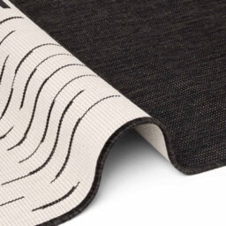 The Rugs Ted Baker Reversible Outdoor Indoor Acacia Rug Geometric In Black - thumbnail 5
