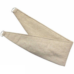 Homescapes Cream Chenille Curtain Tie Back Pair - thumbnail 2