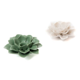 Dibor Set Of 2 Botanical Taper Table Decoration Christmas Candle Holders - thumbnail 2