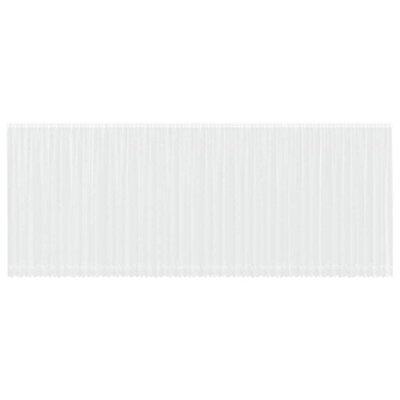 Berkfield Modern Curtains With Curtains Floral White Polyester - image 1