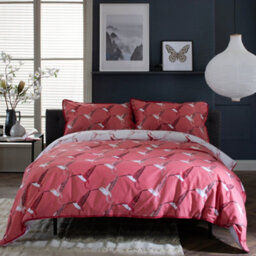 Deyongs Hummingbird Printed 100% Cotton Duvet Cover Set - thumbnail 1