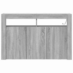 Vidaxl Sideboard Grey Sonoma 116 X 30 X 75 Cm Engineered Wood - thumbnail 7