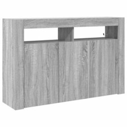 Vidaxl Sideboard Grey Sonoma 116 X 30 X 75 Cm Engineered Wood - thumbnail 2