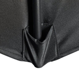 Outsunny 2.7M Metal Frame Garden Furniture Parasol Half Round Umbrella - thumbnail 9