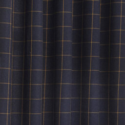 furn. Furn Ellis Check Room Darkening Eyelet Curtain Pair Navy (W)229Cm X (D)229Cm - thumbnail 4