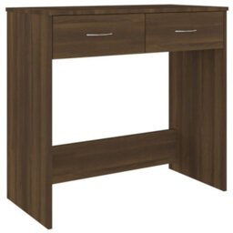 Berkfield Desk Brown Oak 80X40X75 Cm Engineered Wood - thumbnail 2