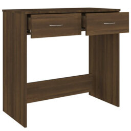 Berkfield Desk Brown Oak 80X40X75 Cm Engineered Wood - thumbnail 6