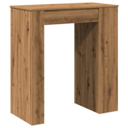 Berkfield Bar Table With Racks Artisan Oak 95X47X103.5 Cm Engineered Wood - thumbnail 6