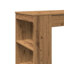 Berkfield Bar Table With Racks Artisan Oak 95X47X103.5 Cm Engineered Wood - thumbnail 7