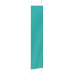 Berkfield Pleated Blind Petrol Green 50X200 Cm Fabric Width 49.4 Cm Polyester - thumbnail 3