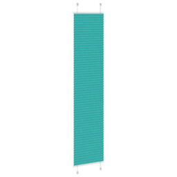 Berkfield Pleated Blind Petrol Green 50X200 Cm Fabric Width 49.4 Cm Polyester - thumbnail 4