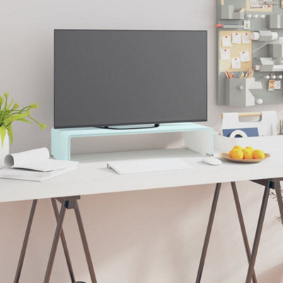 Walplus Tv Stand/monitor Riser Glass Green 60X25X11 Cm - image 1