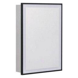 Living And Home Anti Fog Led Illuminated Touch Sensor Mirrored Bathroom Cabinet With Shaver Socket W 500mm X H 700 mm - thumbnail 5