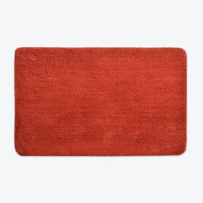 Allure Bath Fashions Luxury Microfibre Bath Mat Non-Slip - Terracotta - image 1