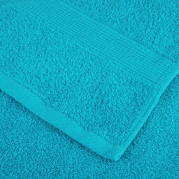 Berkfield Premium Towels Solund 10 Pcs Turquoise 100X200 Cm 600 Gsm - thumbnail 6