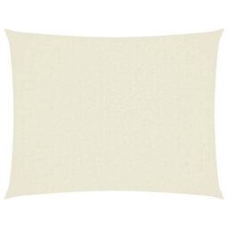 Beige 2X3M Rectangular Oxford Shade Sail - thumbnail 1