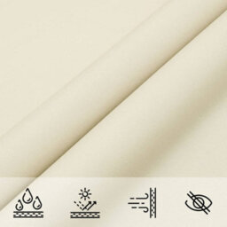 Beige 2X3M Rectangular Oxford Shade Sail - thumbnail 4