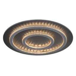 Luminosa Lighting Luminosa Jayden Semi Flush Ceiling Light Matt Black Led 3000/6500K - thumbnail 8