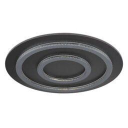 Luminosa Lighting Luminosa Jayden Semi Flush Ceiling Light Matt Black Led 3000/6500K - thumbnail 3