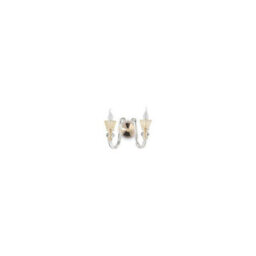 Ideal Lux Strauss  2 Light Indoor Glass Candle Wall Light Rose Gold, E14 - thumbnail 1