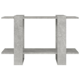 Berkfield Book Cabinet/room Divider Concrete Grey 80X30X51 Cm - thumbnail 5