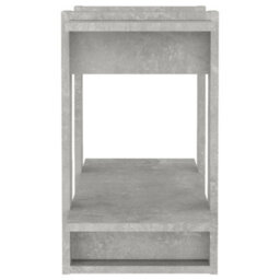 Berkfield Book Cabinet/room Divider Concrete Grey 80X30X51 Cm - thumbnail 6