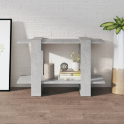 Berkfield Book Cabinet/room Divider Concrete Grey 80X30X51 Cm - thumbnail 3