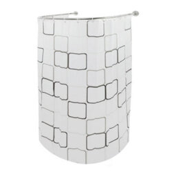 New Shower Curtain Rail Rod U Shape Curved Toilet Bathroom Pole Stainless Steel - thumbnail 3