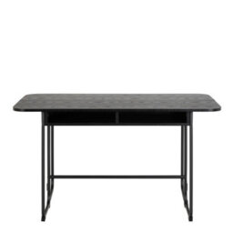 Wyld Haus Tinglev 4-Seater Folding Dining Table, Black Ash Look - thumbnail 3