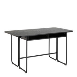 Wyld Haus Tinglev 4-Seater Folding Dining Table, Black Ash Look - thumbnail 2