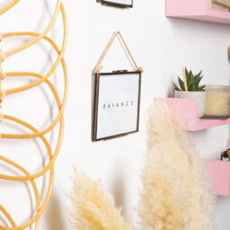 "Nicola Spring 2X Hanging Metal Photo Frames - 7"" X 5"" - Black - Picture Frame Wall Mounted Frame With Rope" - thumbnail 5