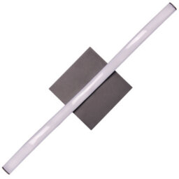 Happy Homewares Contemporary Designer Single Wavy Strip Led Ceiling Light Fitting In Matte Black - thumbnail 3