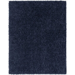 Livabliss Moda Shaggy-Solid Color Dark Blue Plush Soft Pile Living Bedroom Rug 120 X 180 Cm Easy Care, Non Shedding - thumbnail 2