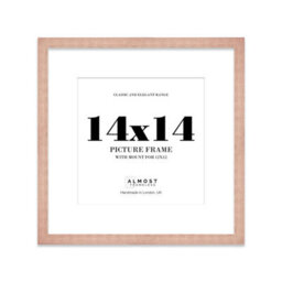 "14X14"" Bronze Picture Frame - 14X14"" Square Frame With 12X12"" Mount For 14X14""/12X12"" Pictures Art Deco Style Room Decor, 1 Pack"