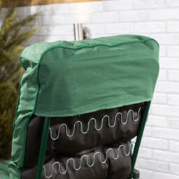 Alfresia Replacement Plain Green Classic Relaxer Garden Cushion - thumbnail 4