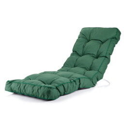 Alfresia Replacement Plain Green Classic Relaxer Garden Cushion - thumbnail 1