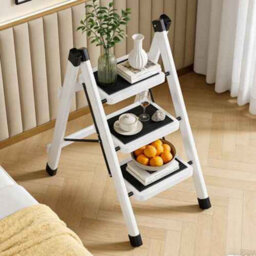 3 Step  Ladder Stool Kitchen Home Diy - thumbnail 1